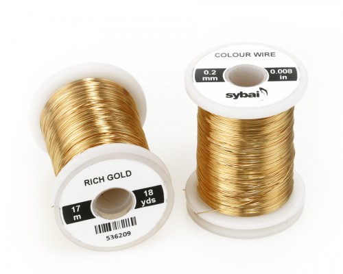 Colour Wire, 0.2 mm, Rich Gold